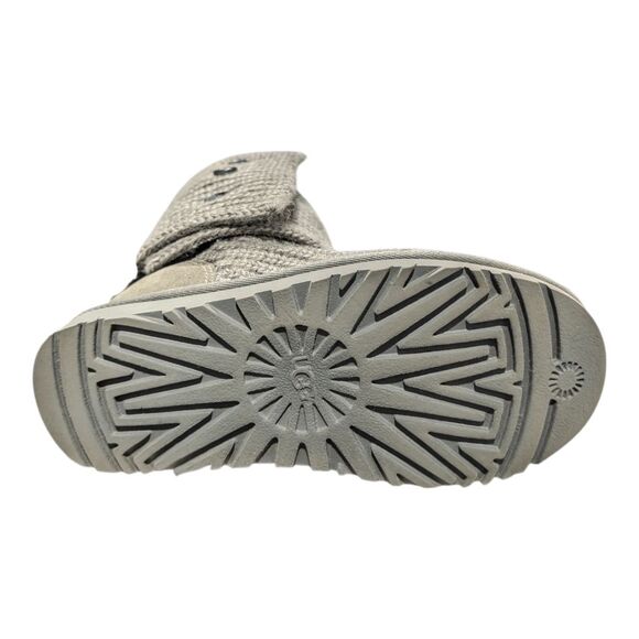 UGG Classic Cardy Knit Winter Boots Size 6 - Picture 9 of 9